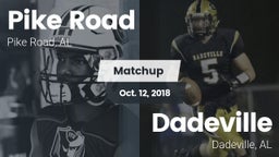 Matchup: Pike Road Schools vs. Dadeville  2018