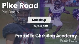 Matchup: Pike Road Schools vs. Prattville Christian Academy  2019