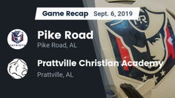 Recap: Pike Road  vs. Prattville Christian Academy  2019