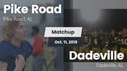 Matchup: Pike Road Schools vs. Dadeville  2019