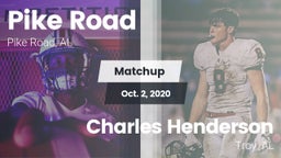 Matchup: Pike Road Schools vs. Charles Henderson  2020