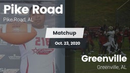 Matchup: Pike Road Schools vs. Greenville  2020