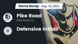 Recap: Pike Road  vs. Defensive Install 2021
