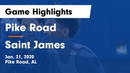 Pike Road  vs Saint James  Game Highlights - Jan. 21, 2020