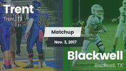 Matchup: Trent  vs. Blackwell  2017
