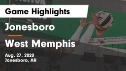 Jonesboro  vs West Memphis Game Highlights - Aug. 27, 2020