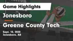 Jonesboro  vs Greene County Tech  Game Highlights - Sept. 10, 2020