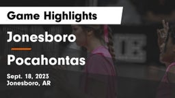 Jonesboro  vs Pocahontas  Game Highlights - Sept. 18, 2023