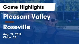 Pleasant Valley  vs Roseville  Game Highlights - Aug. 27, 2019