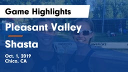 Pleasant Valley  vs Shasta Game Highlights - Oct. 1, 2019