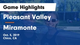 Pleasant Valley  vs Miramonte  Game Highlights - Oct. 5, 2019