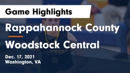 Rappahannock County  vs Woodstock Central  Game Highlights - Dec. 17, 2021