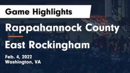 Rappahannock County  vs East Rockingham  Game Highlights - Feb. 4, 2022