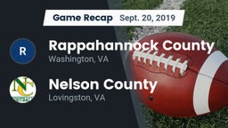 Recap: Rappahannock County  vs. Nelson County  2019