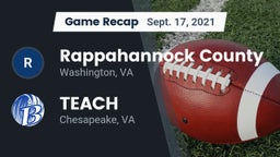 Recap: Rappahannock County  vs. TEACH 2021