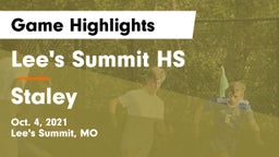 Lee's Summit HS vs Staley  Game Highlights - Oct. 4, 2021