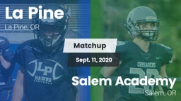 Matchup: La Pine  vs. Salem Academy  2020