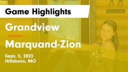 Grandview  vs Marquand-Zion Game Highlights - Sept. 5, 2023