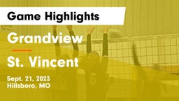 Grandview  vs St. Vincent  Game Highlights - Sept. 21, 2023