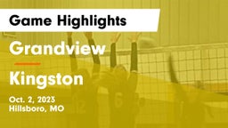 Grandview  vs Kingston   Game Highlights - Oct. 2, 2023