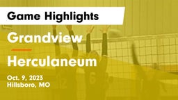 Grandview  vs Herculaneum  Game Highlights - Oct. 9, 2023
