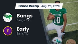 Recap: Bangs  vs. Early  2020