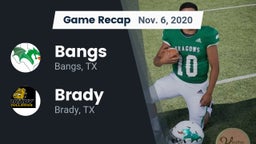 Recap: Bangs  vs. Brady  2020