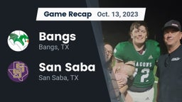 Recap: Bangs  vs. San Saba  2023