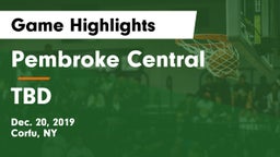 Pembroke Central vs TBD Game Highlights - Dec. 20, 2019