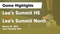 Lee's Summit HS vs Lee's Summit North  Game Highlights - March 24, 2022