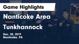 Nanticoke Area  vs Tunkhannock  Game Highlights - Dec. 20, 2019