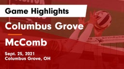 Columbus Grove  vs McComb  Game Highlights - Sept. 25, 2021