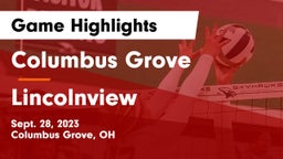 Columbus Grove  vs Lincolnview  Game Highlights - Sept. 28, 2023
