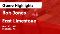 Bob Jones  vs East Limestone  Game Highlights - Nov. 10, 2020