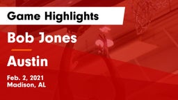 Bob Jones  vs Austin  Game Highlights - Feb. 2, 2021