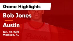 Bob Jones  vs Austin  Game Highlights - Jan. 18, 2023