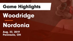 Woodridge  vs Nordonia  Game Highlights - Aug. 22, 2019