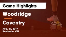 Woodridge  vs Coventry  Game Highlights - Aug. 27, 2019
