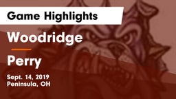 Woodridge  vs Perry  Game Highlights - Sept. 14, 2019
