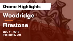 Woodridge  vs Firestone  Game Highlights - Oct. 11, 2019