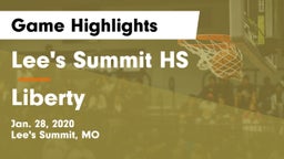 Lee's Summit HS vs Liberty  Game Highlights - Jan. 28, 2020