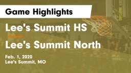 Lee's Summit HS vs Lee's Summit North  Game Highlights - Feb. 1, 2020