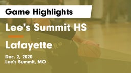 Lee's Summit HS vs Lafayette  Game Highlights - Dec. 2, 2020