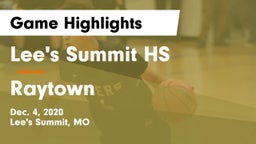 Lee's Summit HS vs Raytown  Game Highlights - Dec. 4, 2020