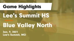 Lee's Summit HS vs Blue Valley North  Game Highlights - Jan. 9, 2021