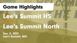 Lee's Summit HS vs Lee's Summit North  Game Highlights - Jan. 5, 2022