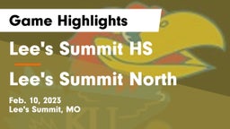 Lee's Summit HS vs Lee's Summit North  Game Highlights - Feb. 10, 2023