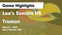 Lee's Summit HS vs Truman  Game Highlights - March 1, 2023