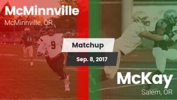Matchup: McMinnville High vs. McKay  2017