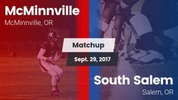 Matchup: McMinnville High vs. South Salem  2017